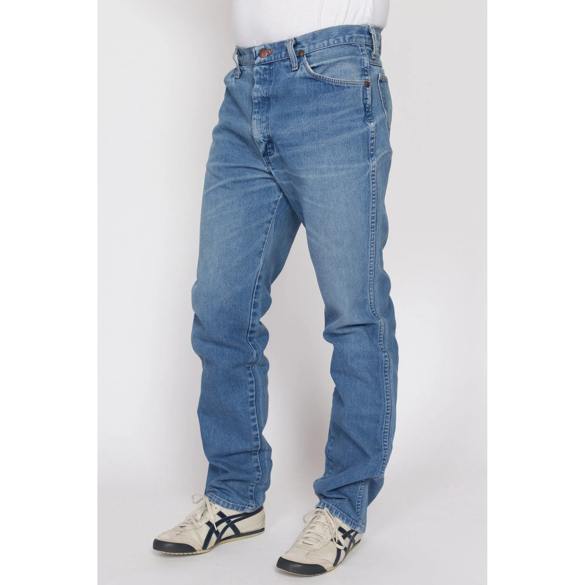 33x34 90s Wrangler Faded Jeans