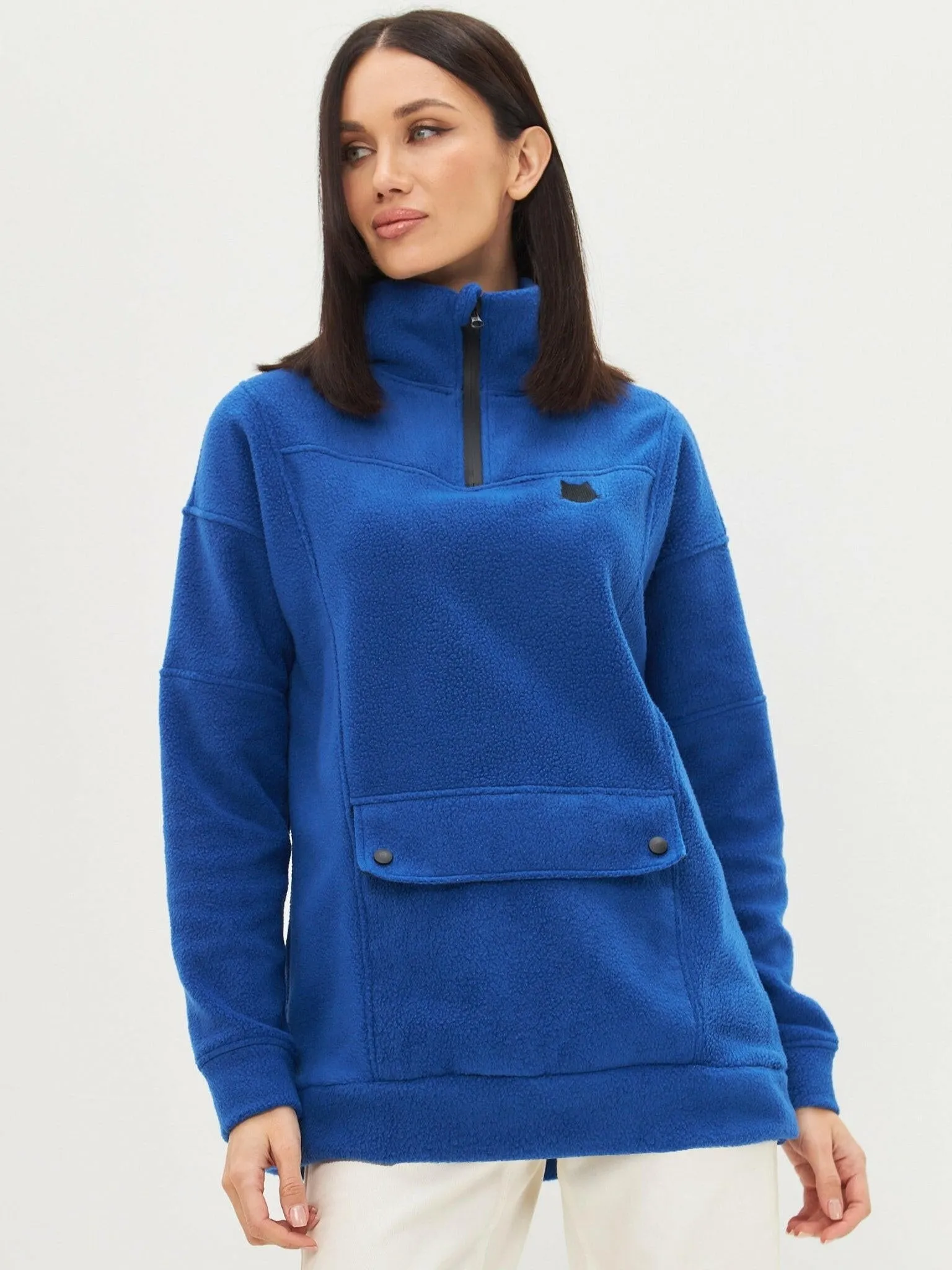 Blue Fleece sweatshirt CATFLEES