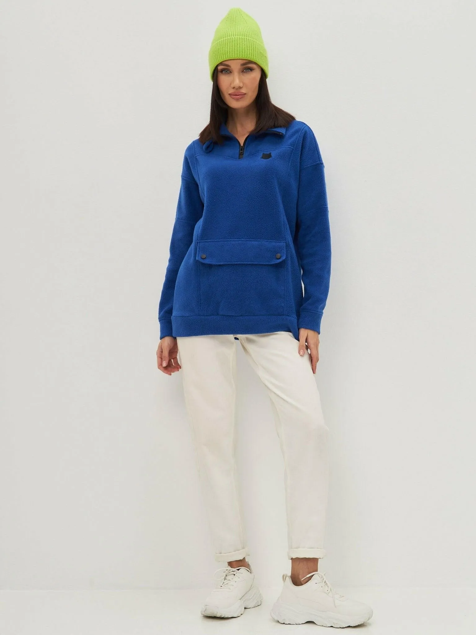 Blue Fleece sweatshirt CATFLEES