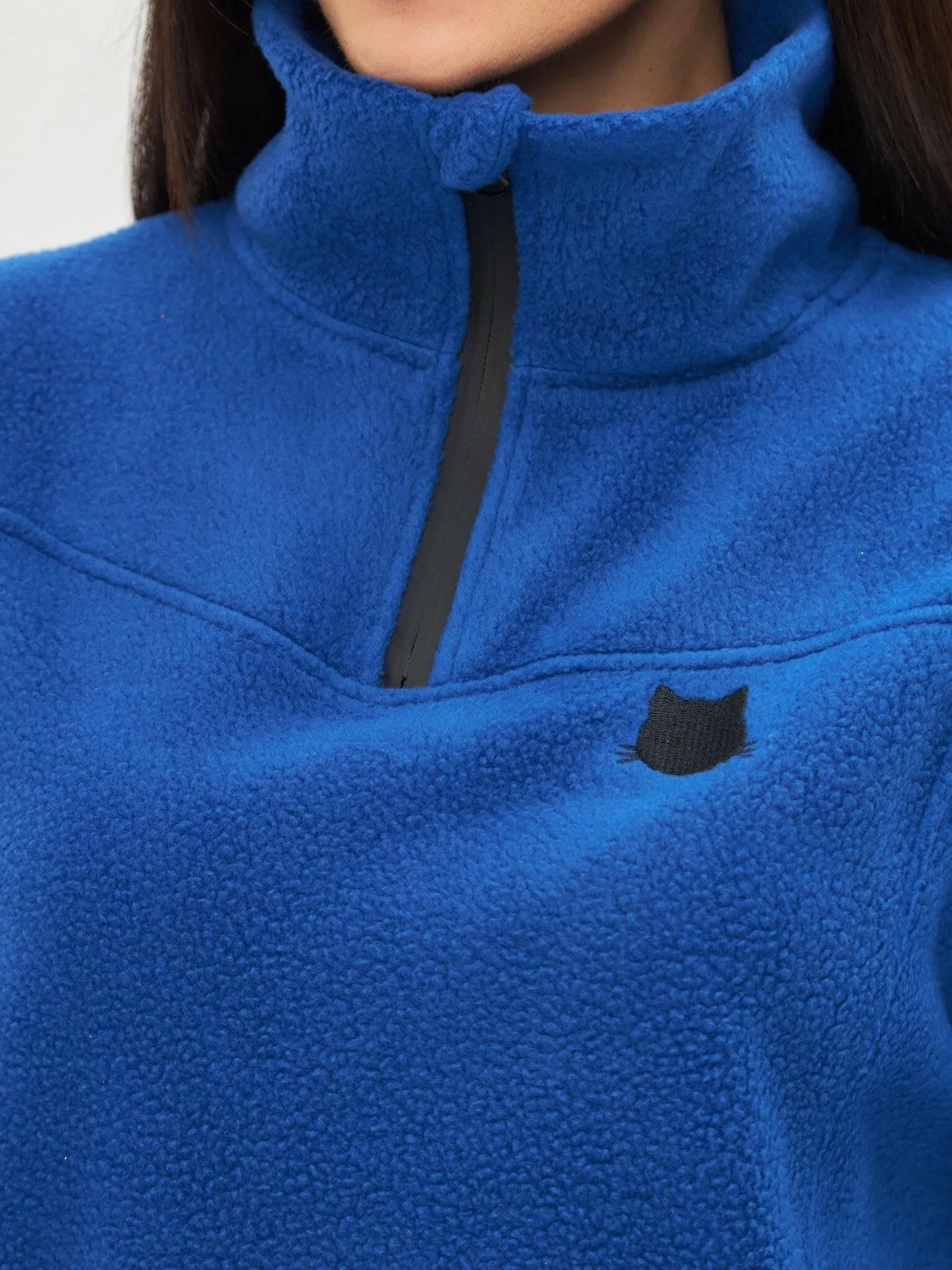 Blue Fleece sweatshirt CATFLEES