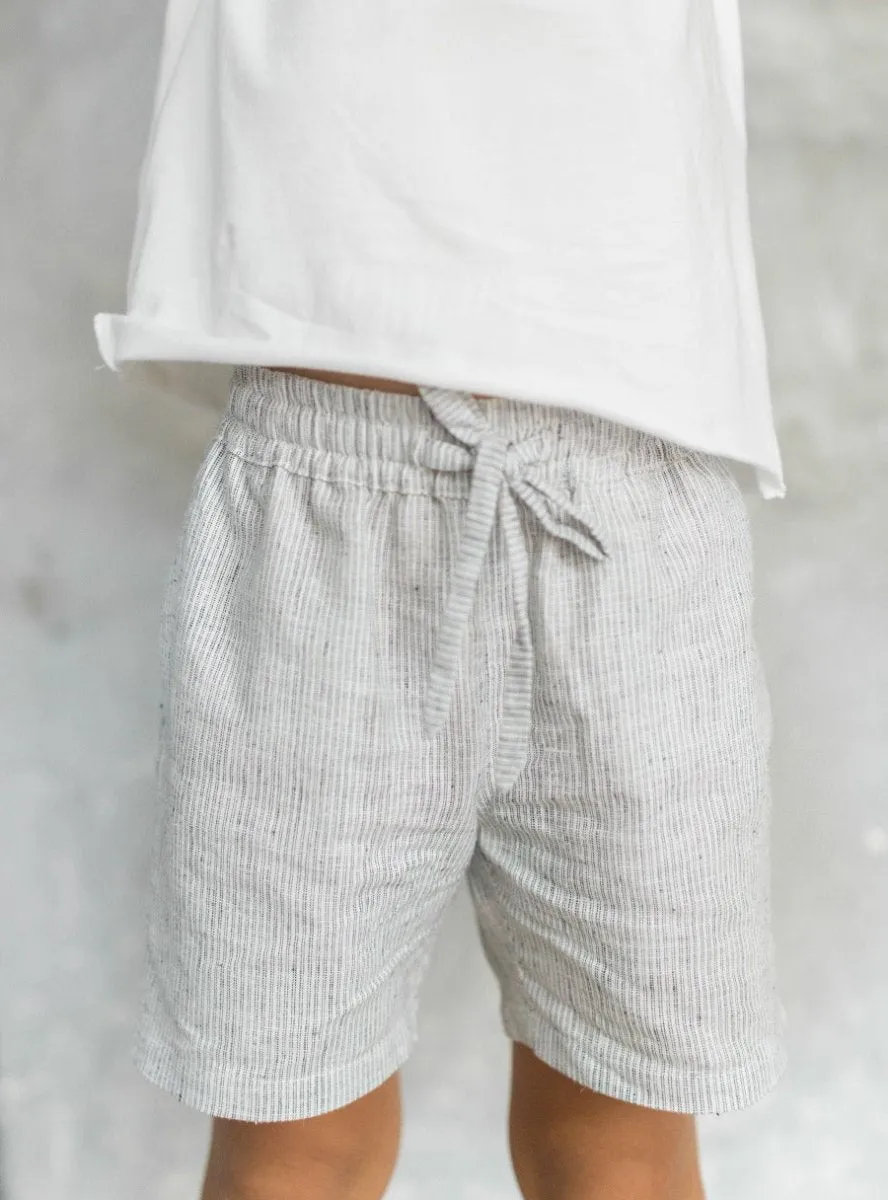 Boys hemp shorts in Gray