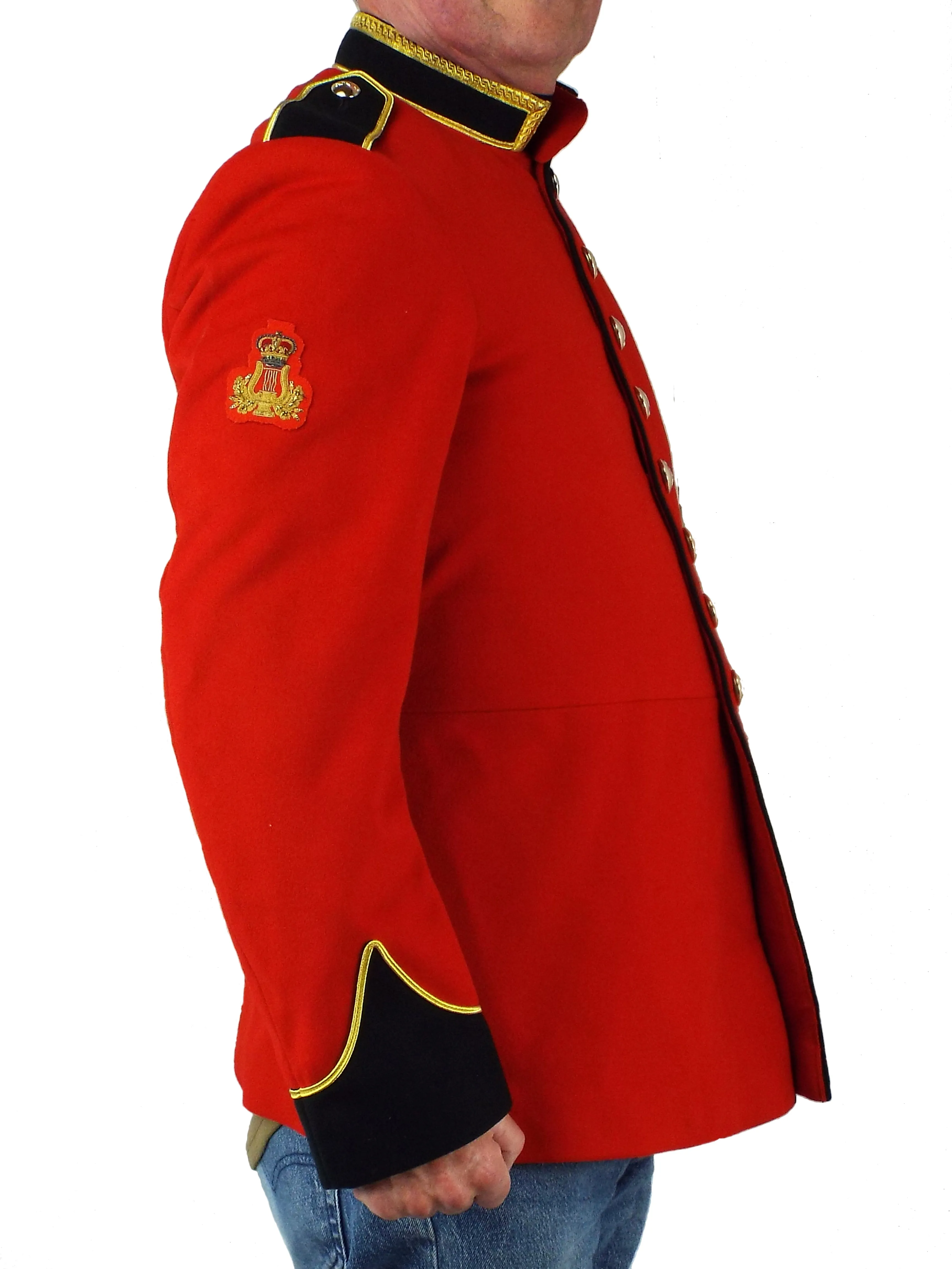 British Guards Red Ceremonial Military Jacket - Bandsmen Tunic