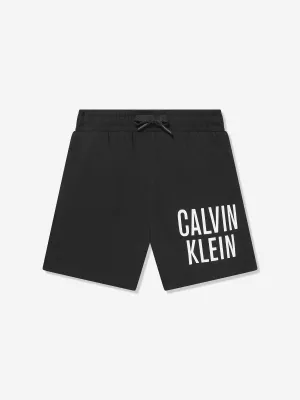 Calvin Klein Boys Beach Shorts in Black