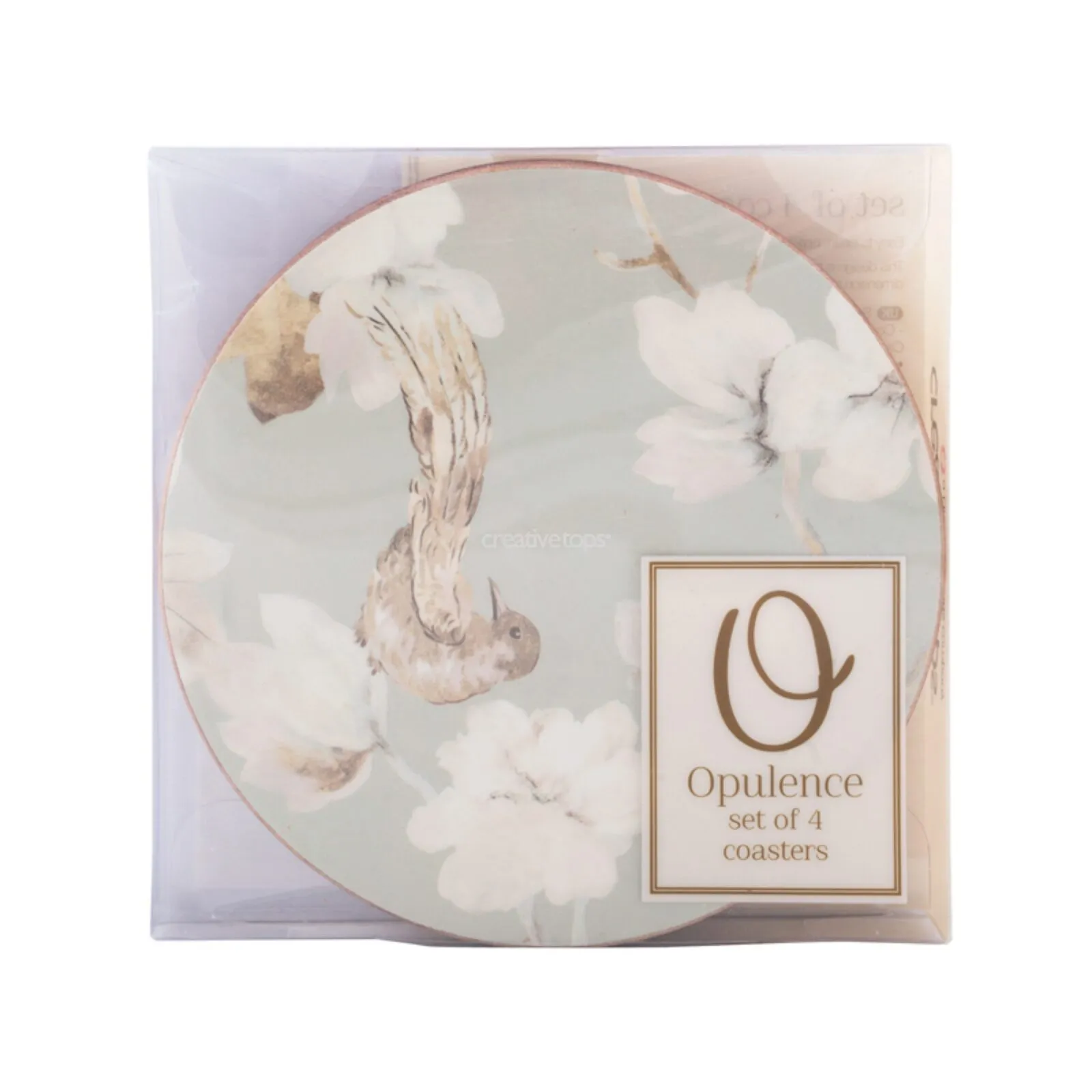 Creative Tops Duck Egg Floral Coasters