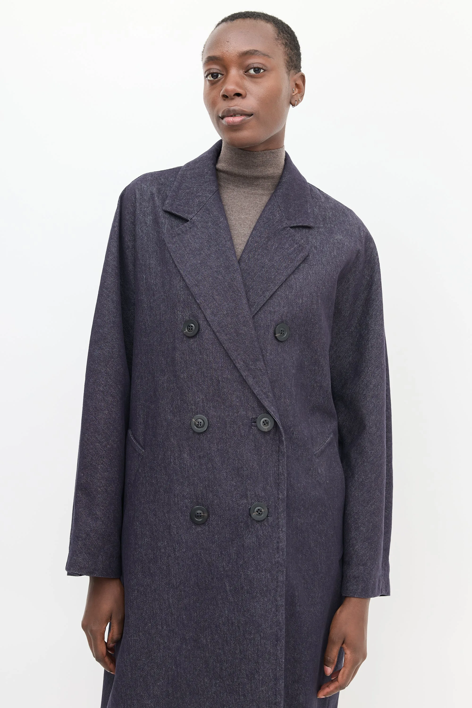 Dark Wash Denim Bacco Icon Coat