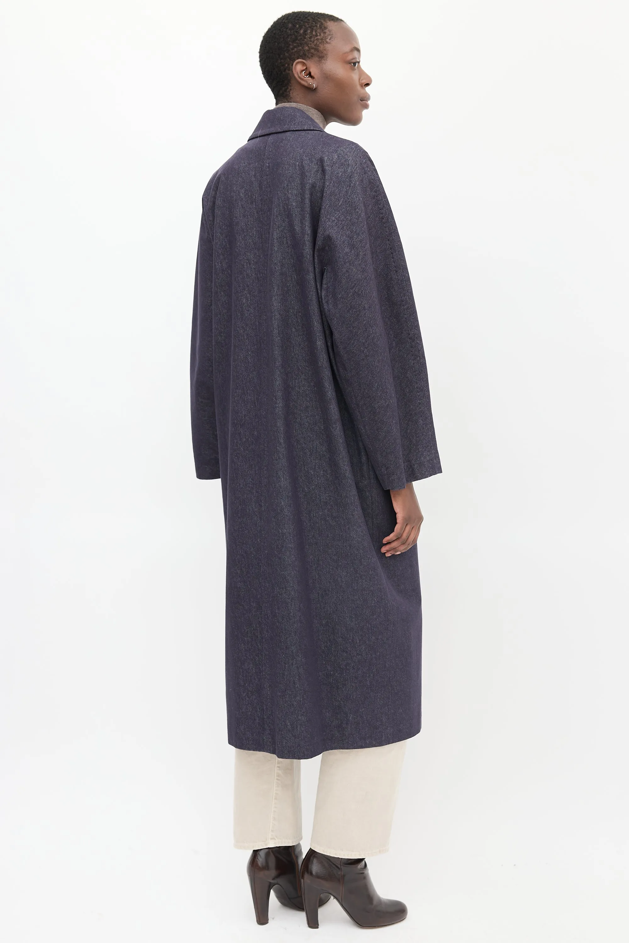 Dark Wash Denim Bacco Icon Coat