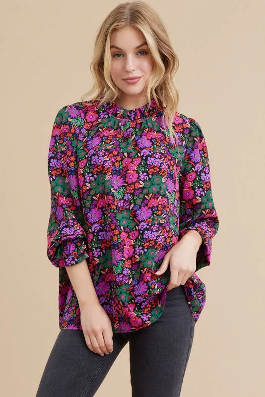 Elegant Floral Top