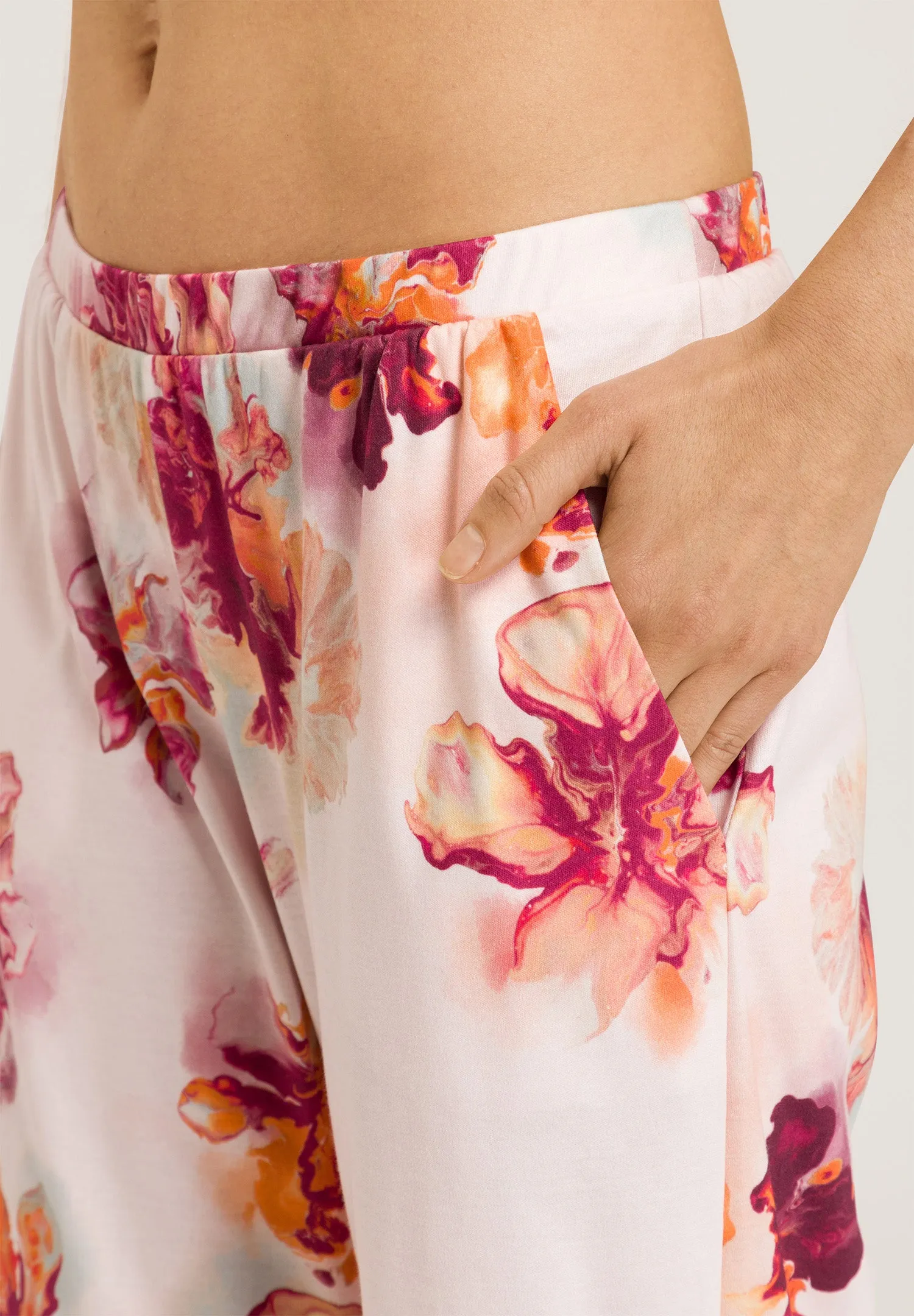 Eleni Pants | Poured Blossoms 74986-2392