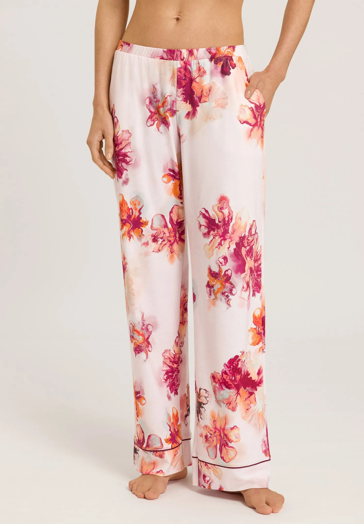 Eleni Pants | Poured Blossoms 74986-2392