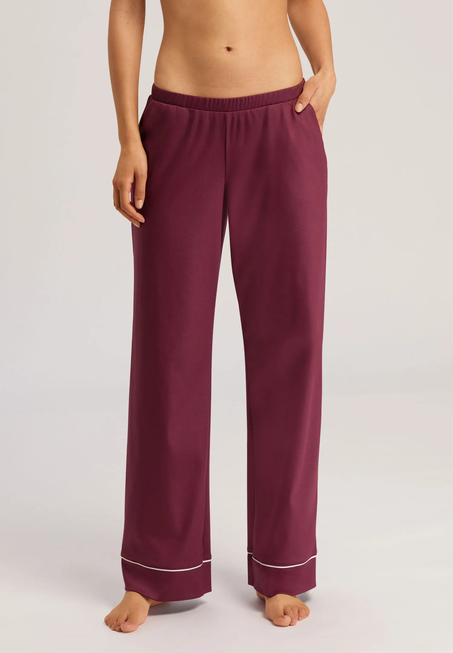 Eleni Pants | Ruby Wine 74986-2423