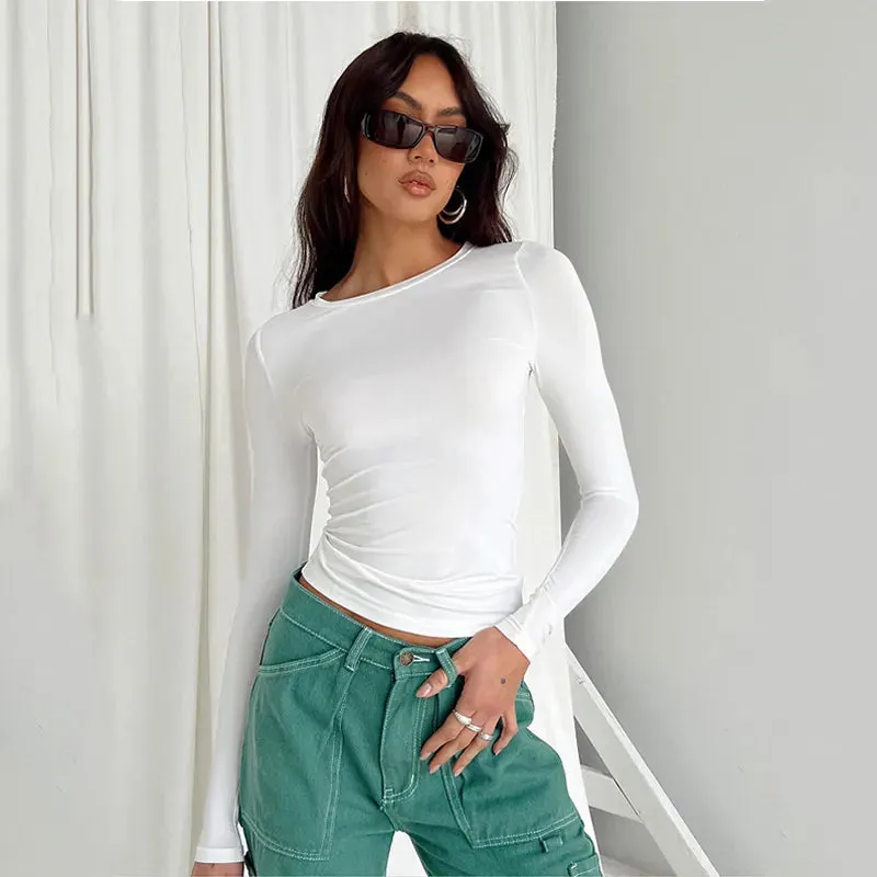 Evony Long Sleeve Basic Top