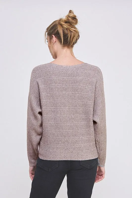 Fine Gauge Dolman Sweater