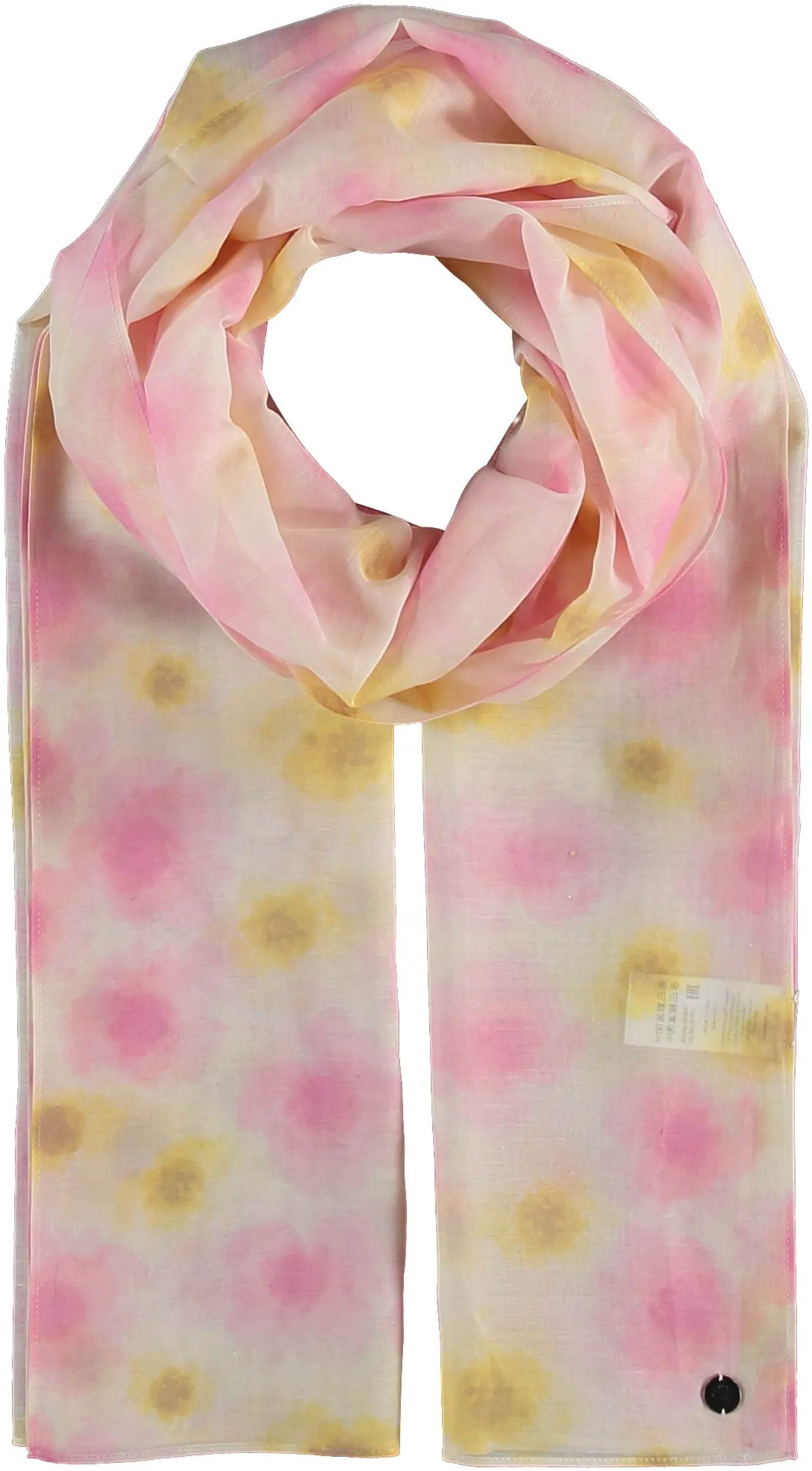 Floral Optic Cotton Silk Wrap