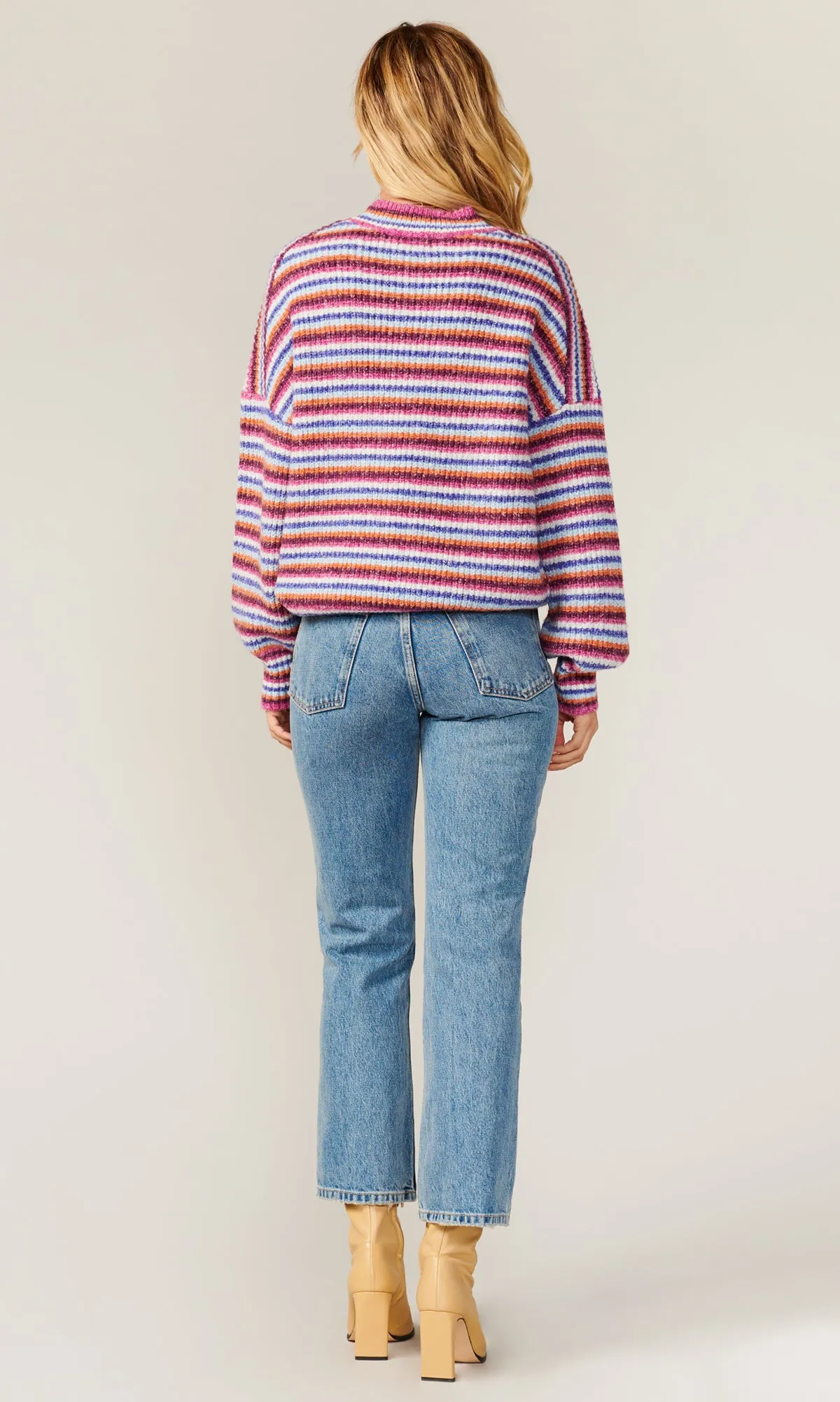 Greece Striped Cozy Sweater - FINAL SALE