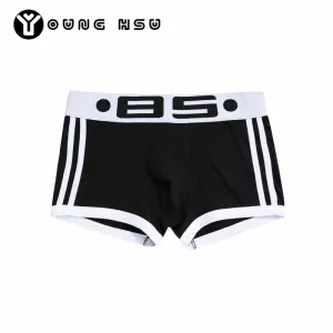 High Quality Brand  Breathable Men Underwear Boxer BS Brand Sexy Cotton Cueca Men Boxer Soft Breathable 5 Colors Men Underpants