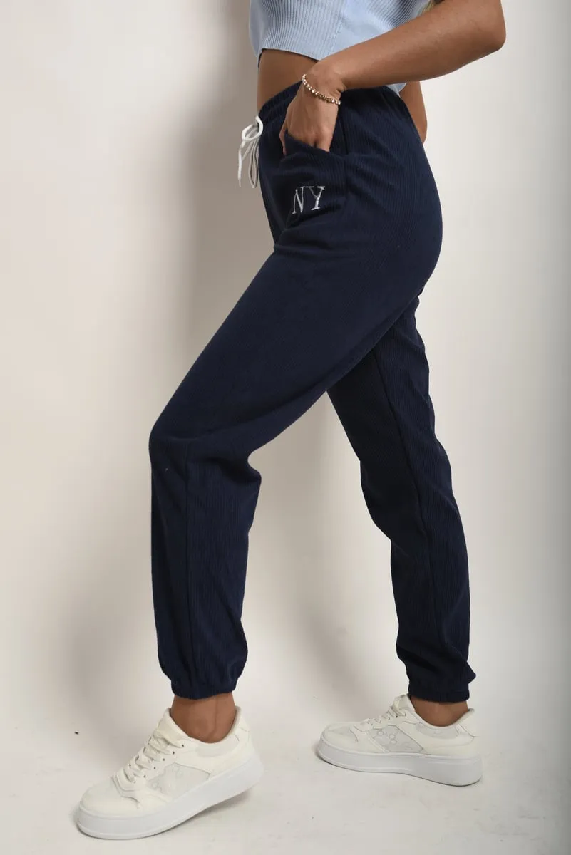 High Waisted Drawstring Trouser With Pockets