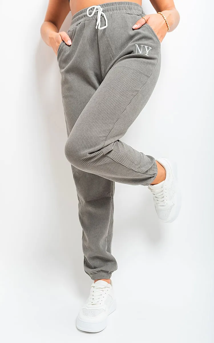 High Waisted Drawstring Trouser With Pockets