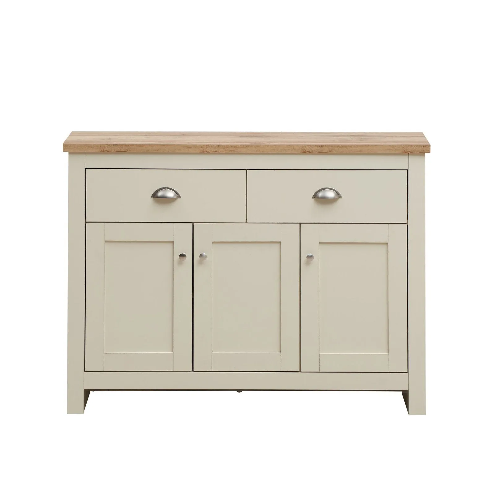 Lando Series 3 Door 2 Drawer Sideboard | Metal Handles, and Runners | Available in 2 Colours | H82cm x W112cm x D35cm