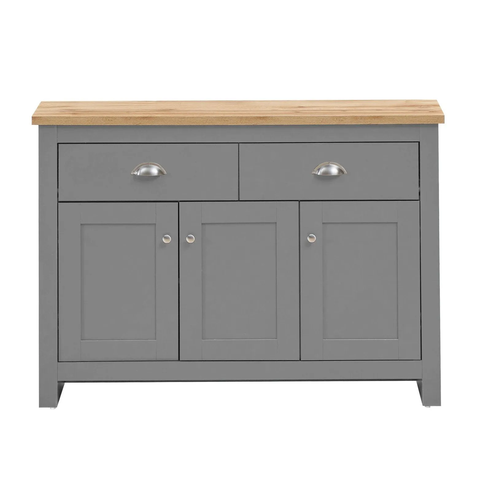 Lando Series 3 Door 2 Drawer Sideboard | Metal Handles, and Runners | Available in 2 Colours | H82cm x W112cm x D35cm