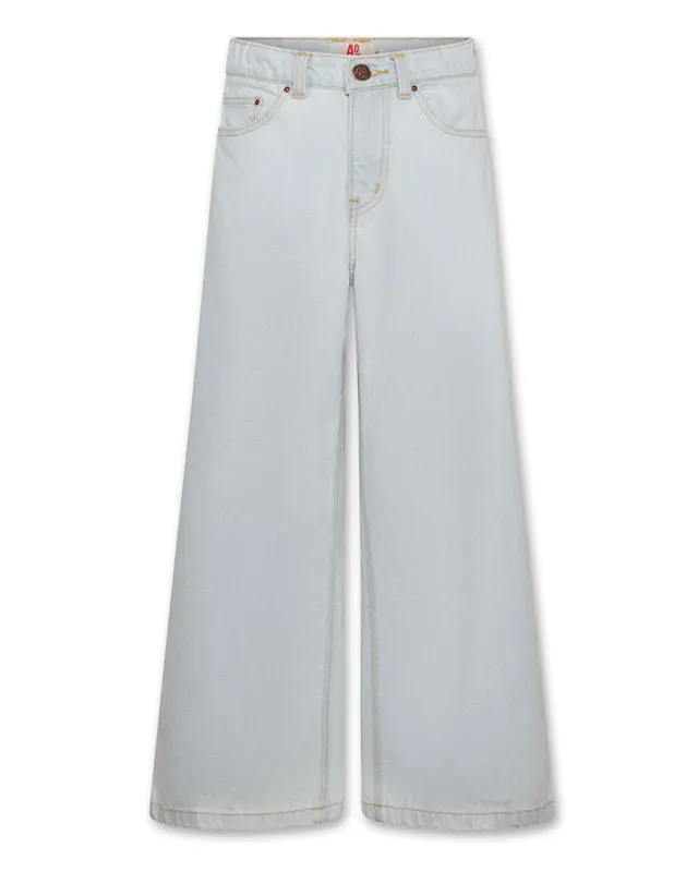 leyla bleach jeans pants - wash bleach