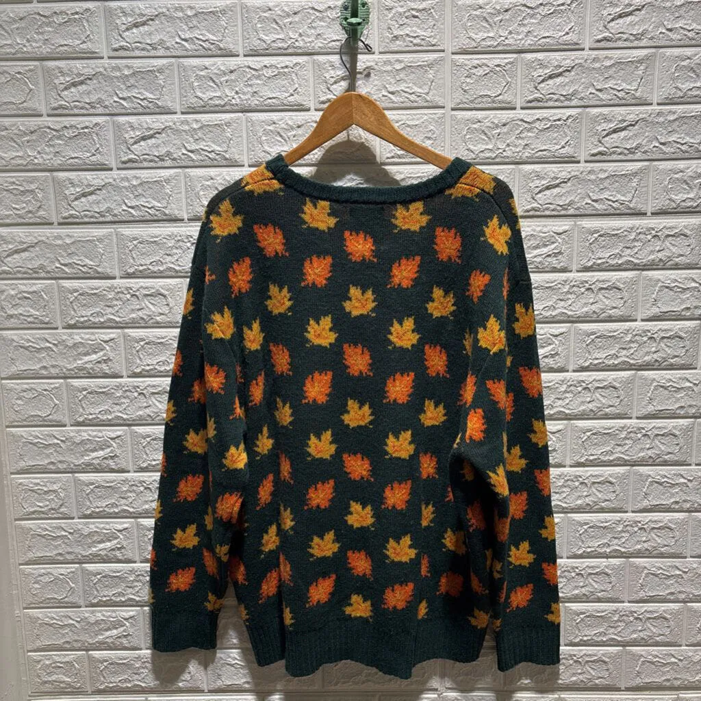 Maple Leaf Pattern Sweater