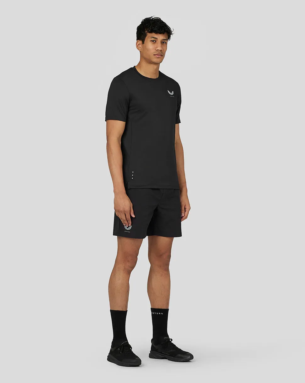 Men's Active Breathable Woven Shorts - Black