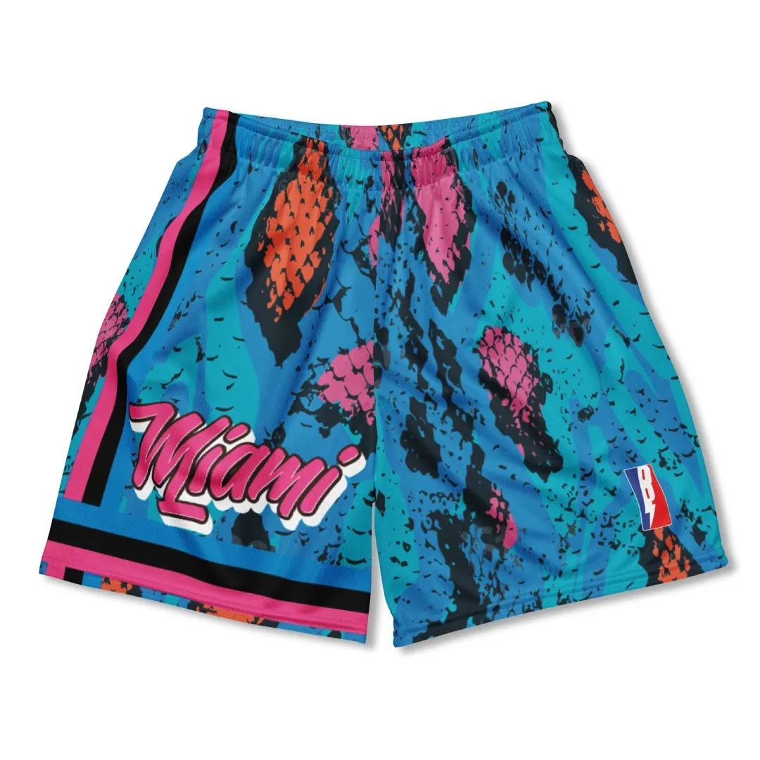 Miami Magic City Basketball Mesh Shorts