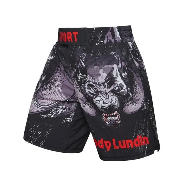 MMA Warrior Printed Breathable Shorts