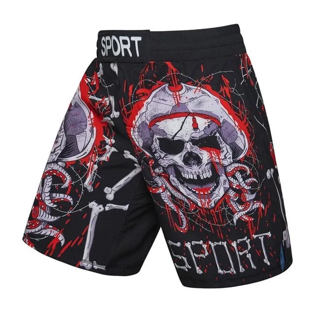 MMA Warrior Printed Breathable Shorts