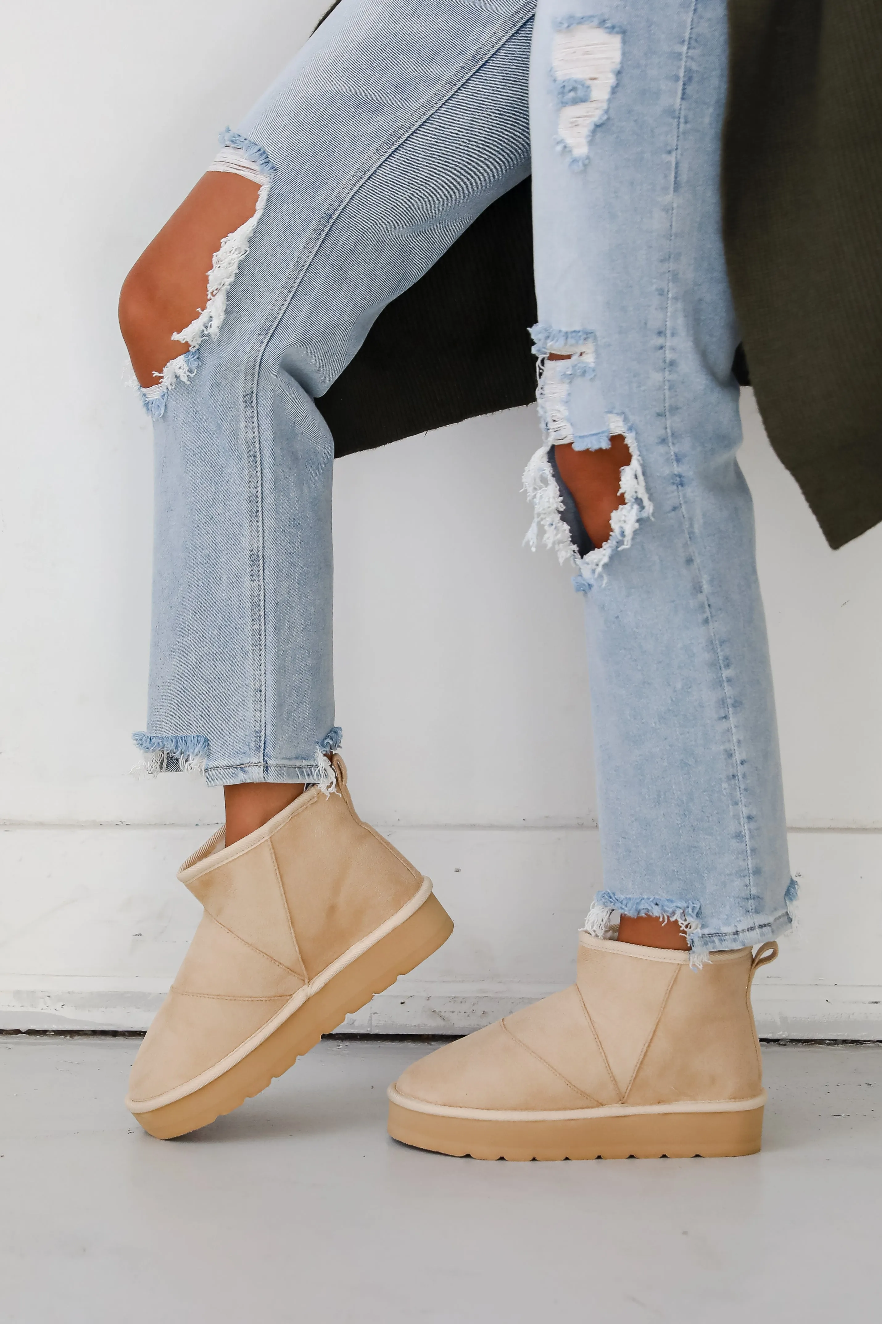 Mountain Weekend Mini Platform Booties - DOORBUSTER