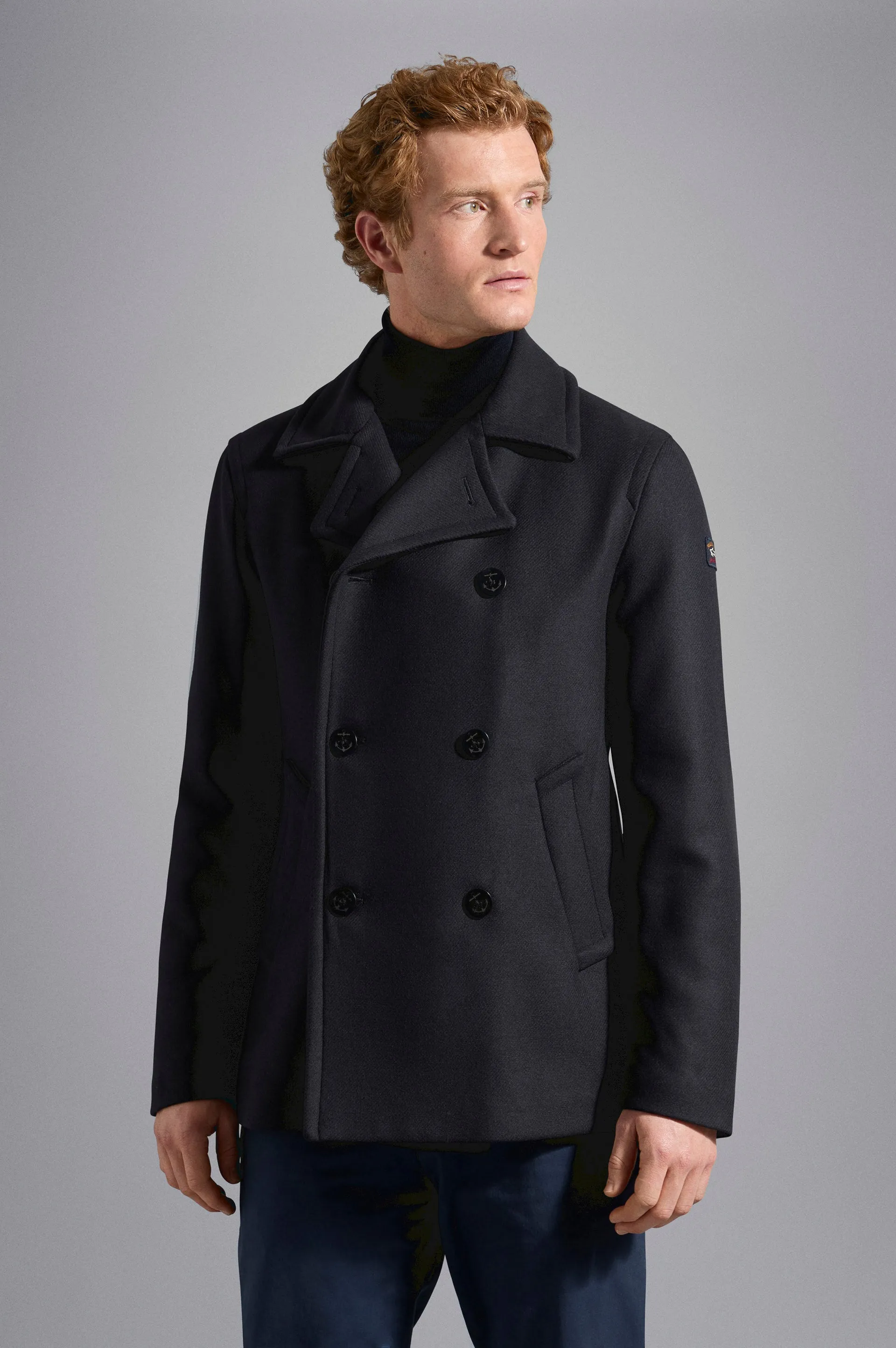 Paul & Shark Wool Peacoat | Navy