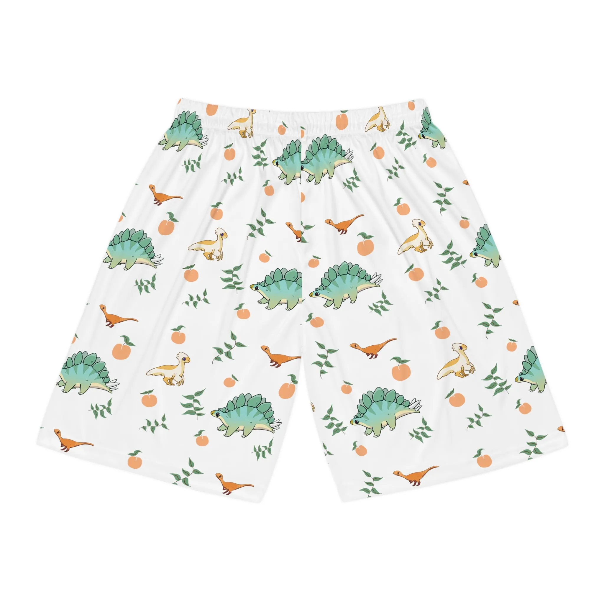 Peach Dinos - Sports Shorts