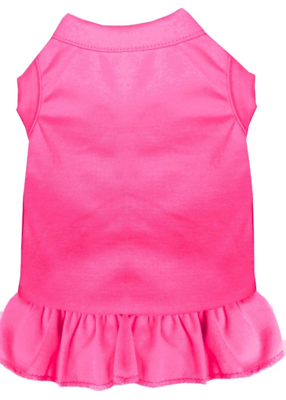 Plain Pet Dress Bright Pink Med (12)