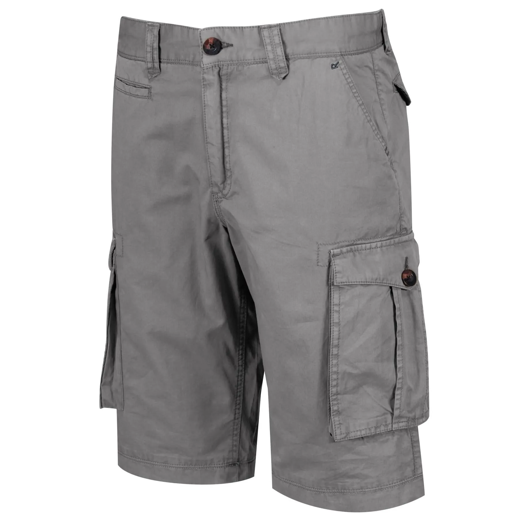 Regatta Mens Shorebay Cargo Breathable Cotton Shorts