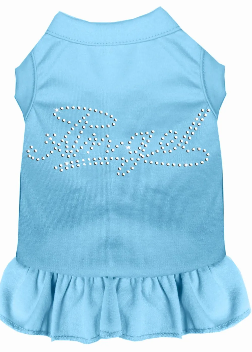 Rhinestone Angel Dress Baby Blue Lg (14)