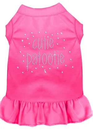 Rhinestone Cutie Patootie Dress Bright Pink Xxl (18)