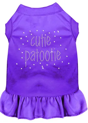 Rhinestone Cutie Patootie Dress Purple Xxl (18)