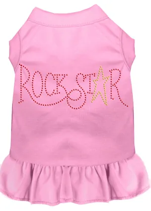 Rhinestone Rockstar Dress Light Pink Med (12)