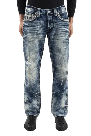 Rock Revival Men's Rusty Straight Denim Jeans