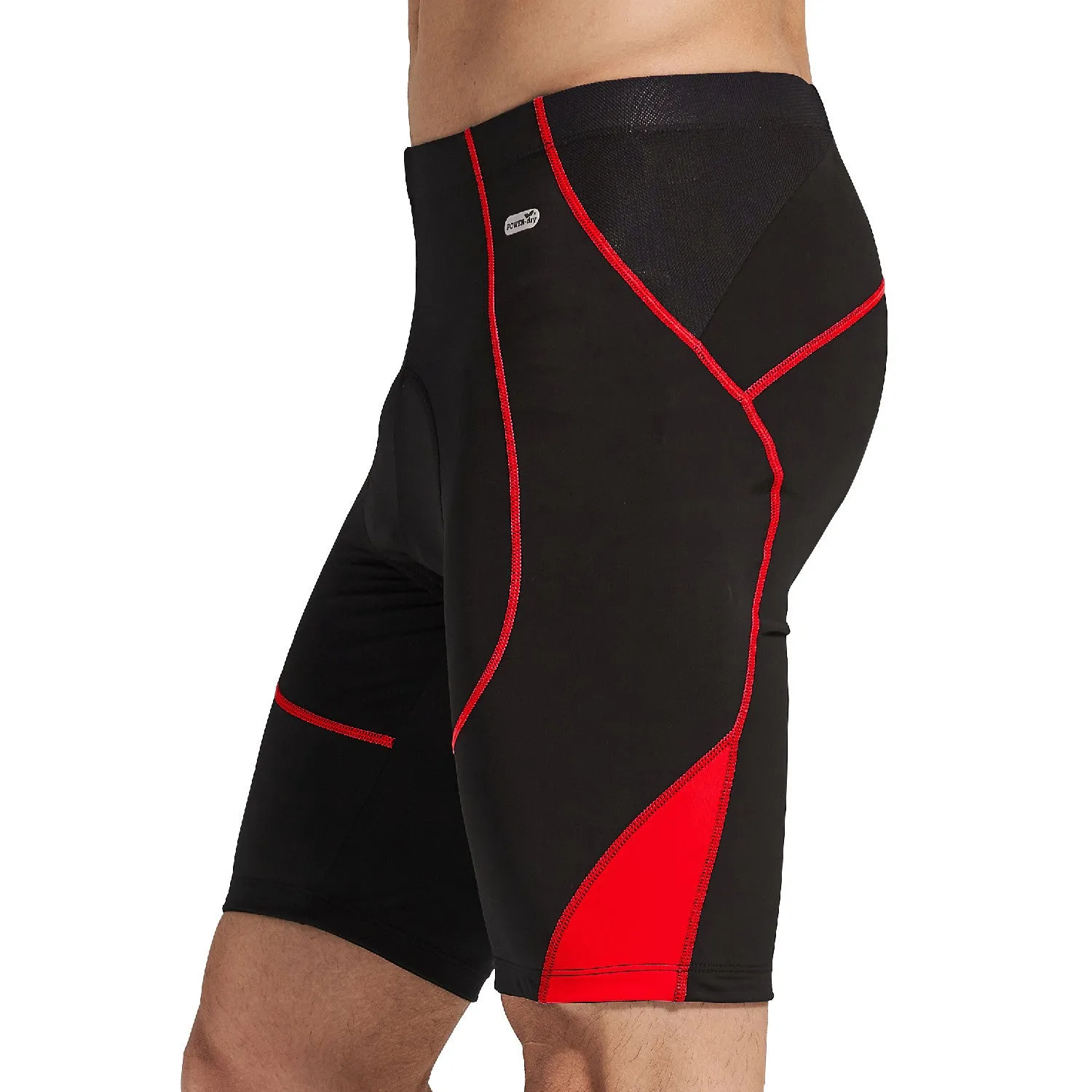 Santic Genting Red Men Padded Cycling Shorts