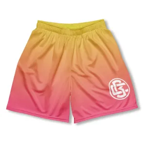 Sunset Fade Basketball Mesh Shorts