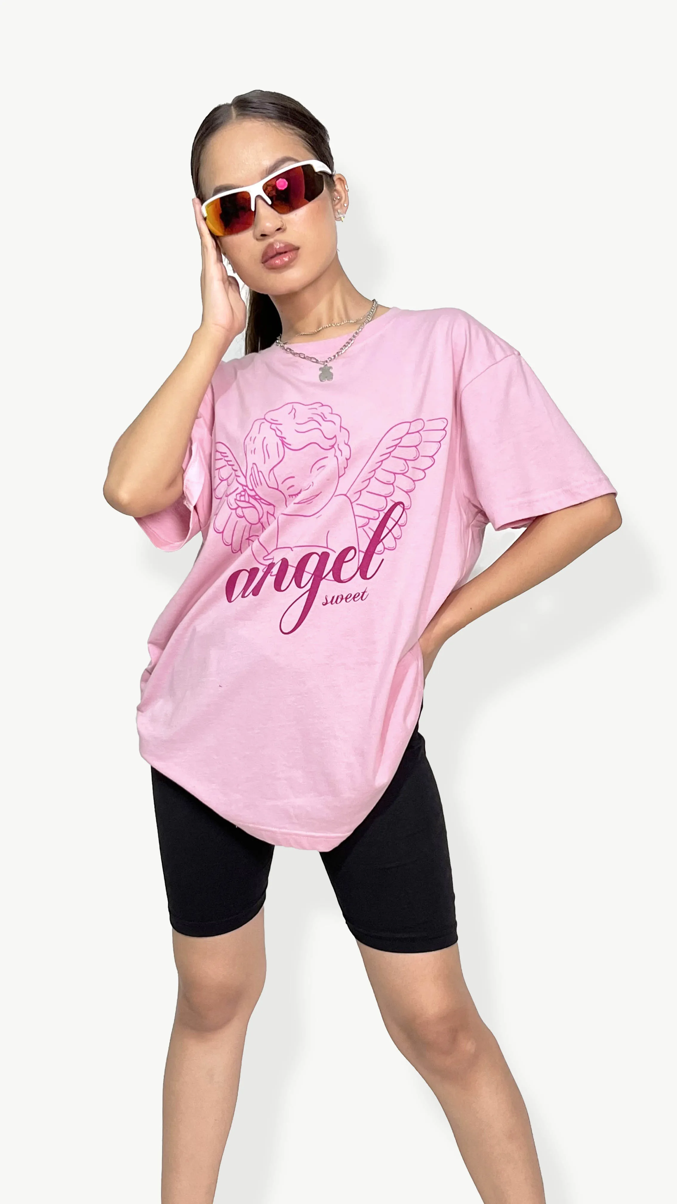 Sweet Angel Pink Oversized T-shirt