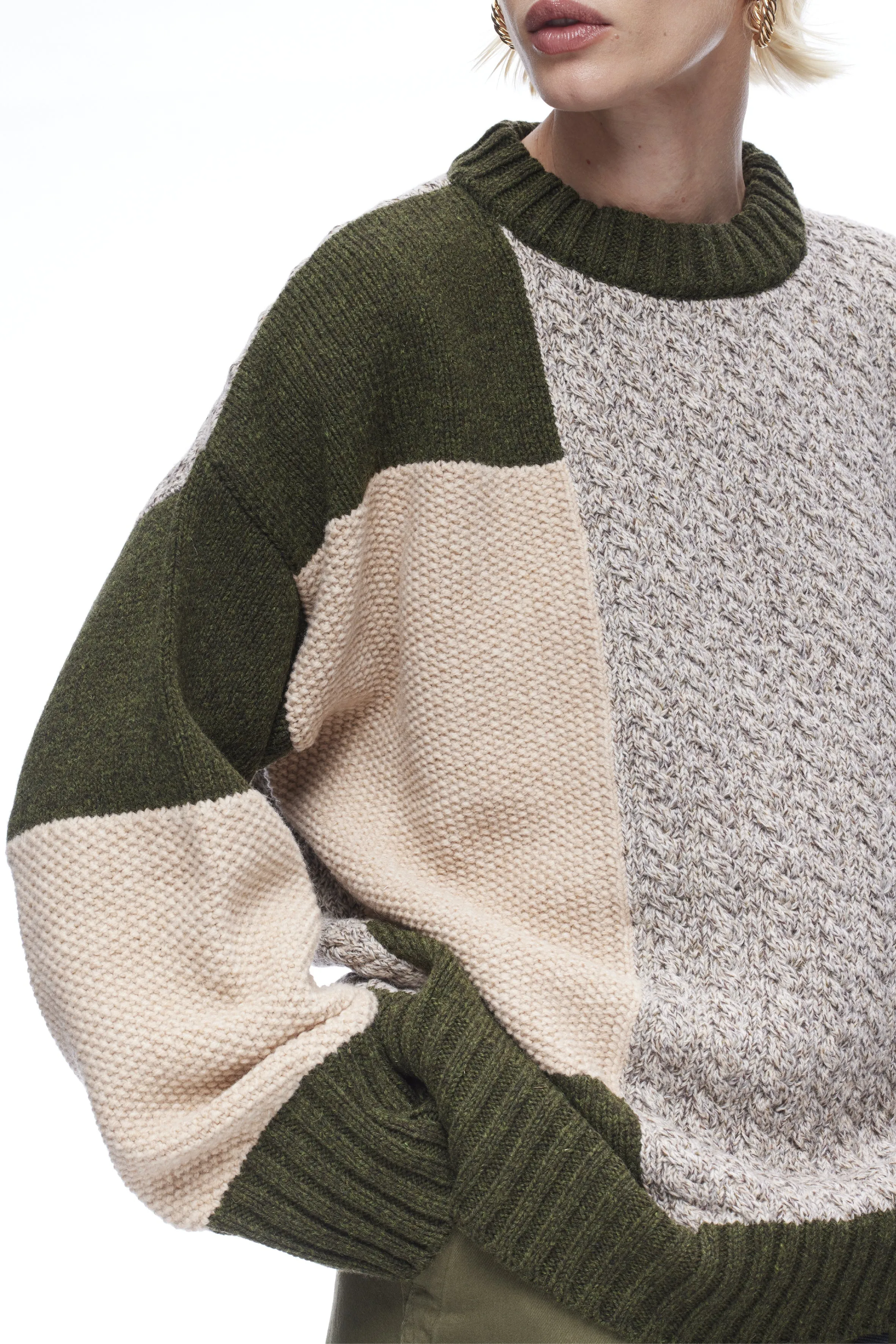 The Knotty Ones Patch Sweater