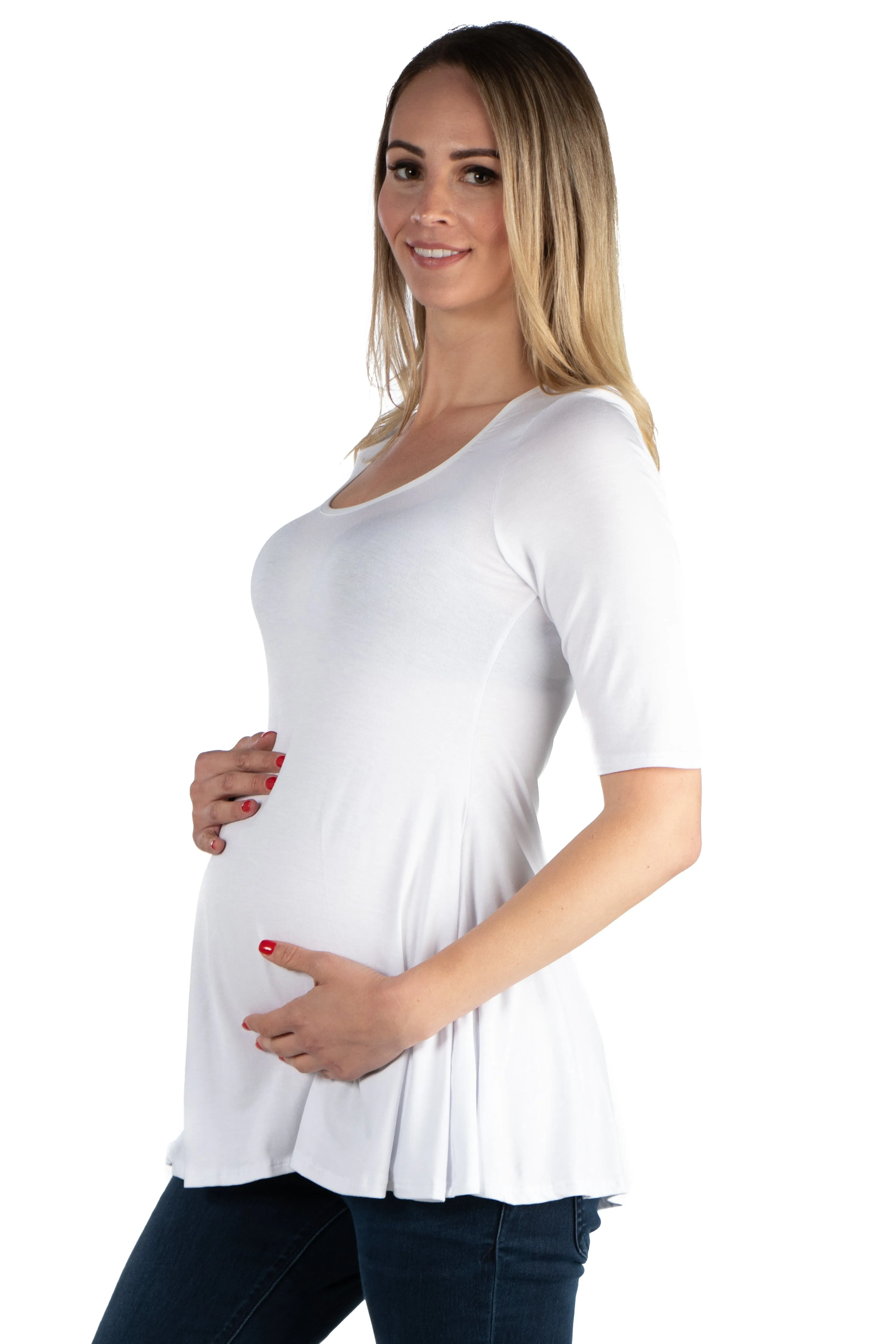 Women's Maternity 3/4-sleeve Tunic