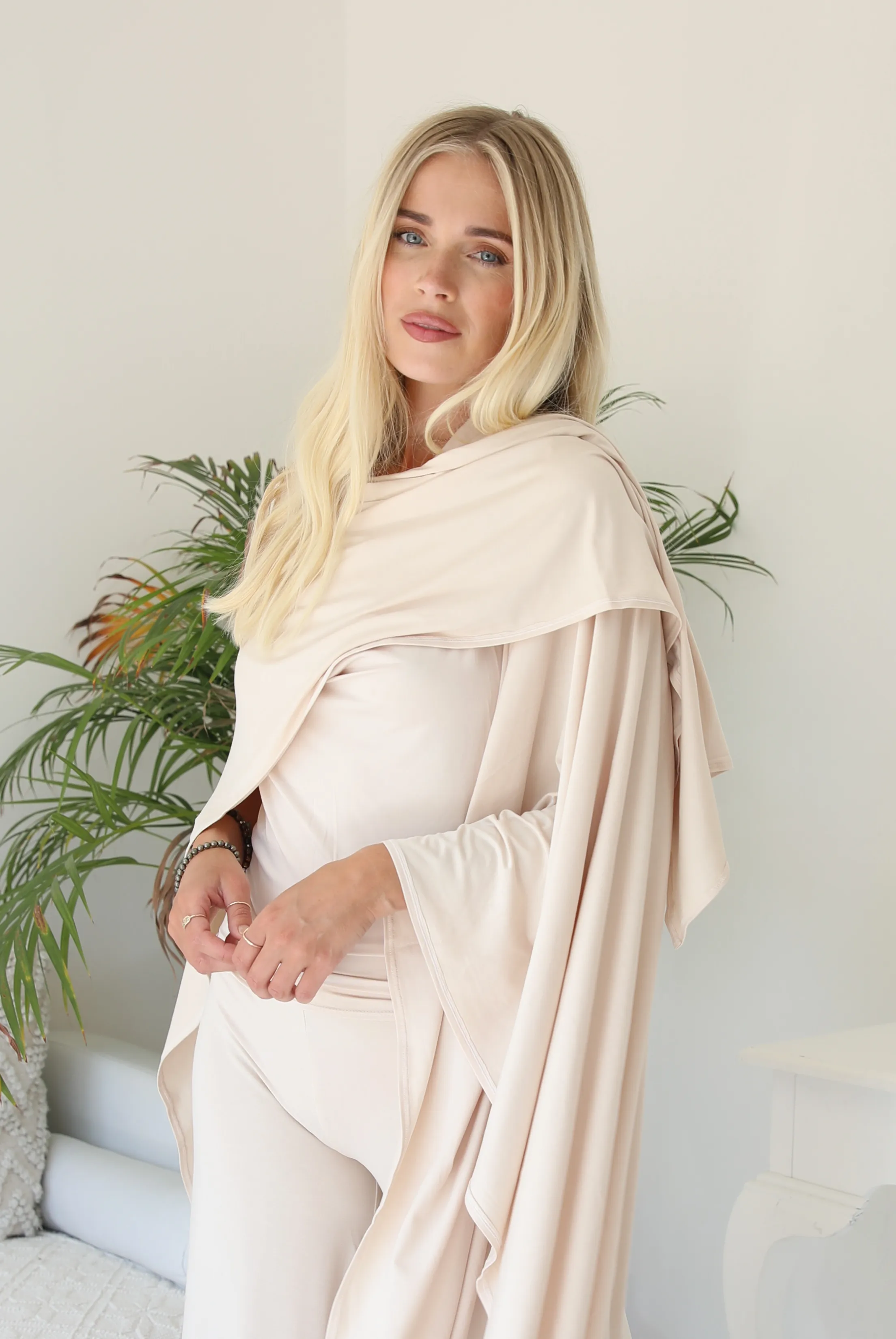 WRAP TOP ECRU